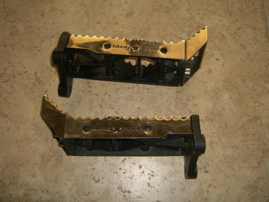 Brand New Blingstar Notorious Series Nerf/Heels/Pegs For Suzuki Ltr 450 ATV's/ Motorcycles for